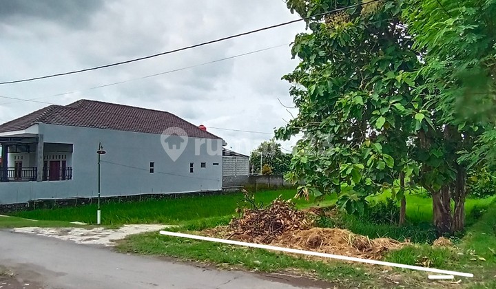 Selling Beautiful Land in Berbah with Rice Field and Mountain Views