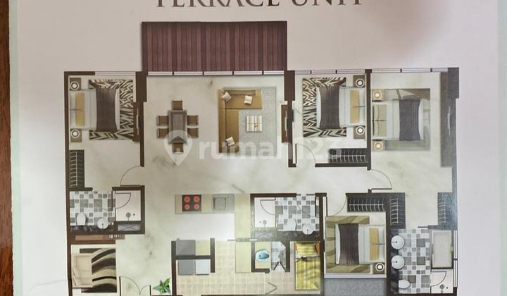 Disewa Partemen Townhouse Gold Coast Terrace 4Br Uk168m² At Jakarta Utara 2