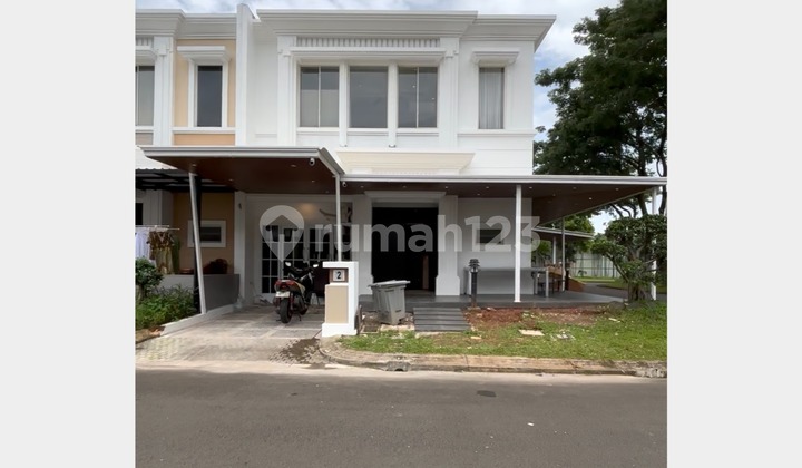 For Sale Fully Furnished Corner House in Flamingo Cluster, The Springs Summarecon Serpong, Tangerang