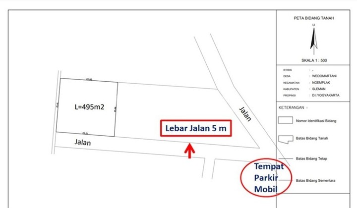 TANAH PEKARANGAN KOSONG COCOK UNTUK RUMAH, WEDOMARTANI, NGEMPLAK, SLEMAN, JOGJA TANAH PEKARANGAN KOSONG COCOK UNTUK RUMAH, WEDOMARTANI, NGEMPLAK, SLEMAN, JOGJA