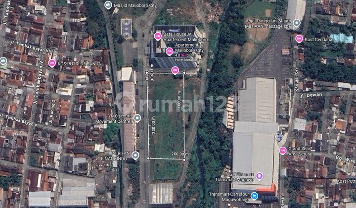 DIJUAL TANAH KAVLING KOMERSIL DI NEXT CITY, CATUR TUNGGAL, DEPOK, SLEMAN