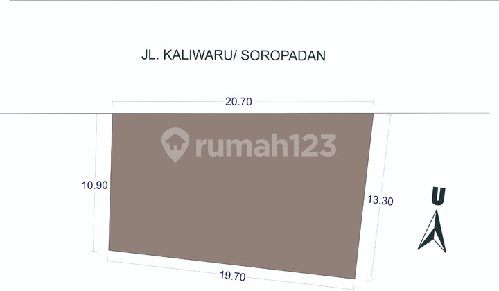 FOR SALE LAND WITH BONUS BUILDING SUITABLE FOR BUSINESS, KALIWARU, CONDONG CATUR, DEPOK, SLEMAN, YOGYAKARTA 2