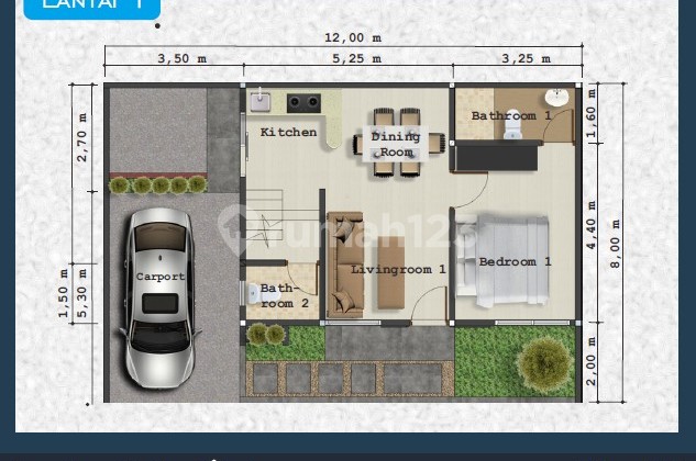 RUMAH PERUMAHAN SIAP BANGUN DI KRICAK, TEGALREJO, JOGJA 2