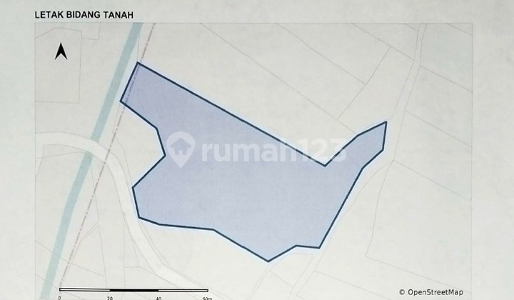 RICE FIELD 3,812 M2 SUITABLE FOR DRAINAGE AND BUILDING HOUSING, MARGOREJO, TEMPEL, SLEMAN, JOGJA