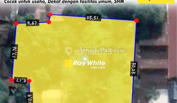 Tanah di Slamet Riyadi Surakarta  1