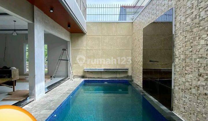 Jual Rumah Baru Privat Pool Full Furnish  2