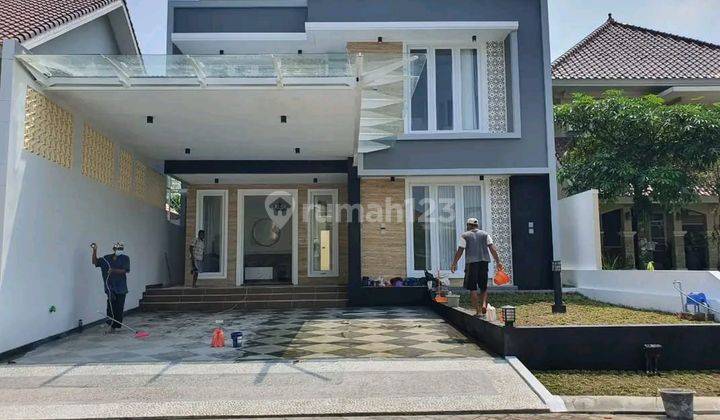 Dijual Rumah Baru Privat Pool Full Furnish Dalam Perumahan Elite Perumahan Merapi View 1