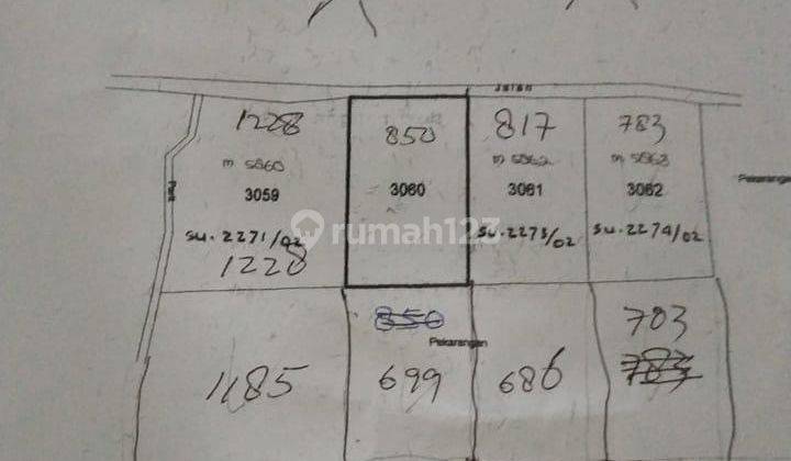 Dijual Tanah Pekarangan SHM 7.200 m² Wedomartani Sleman Yogyakarta 1