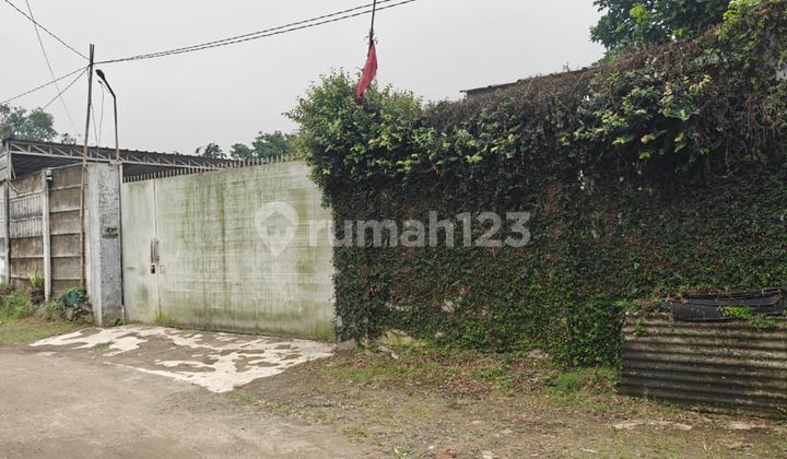 Tanah & Gudang Cisauk - Tangerang, Akses Cont, 40", Ada Gudang, Office, Kamar Mandi