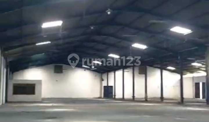 WAREHOUSE J. TELESONIK JATAKE - TANGERANG 40" CONTAINER ACCESS, OFFICE, SECURITY POST, AMPLE ELECTRICITY.