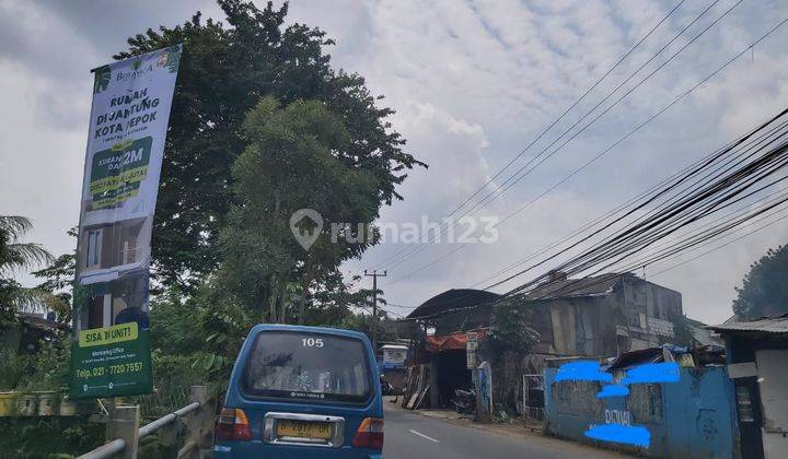 Murah Aman Ber shm Tanah Depok Area Tepi Jalan Raya Tanah Baru  4