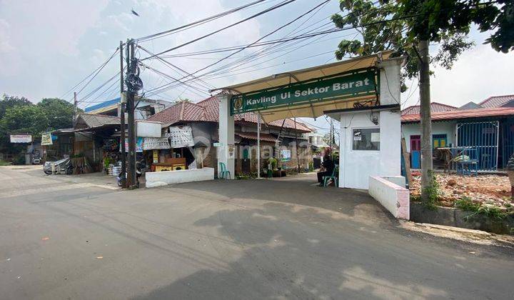 Tanah Depok Luas 300 an M2 Area Perumahan Ui Stategis Dekat Tol 2