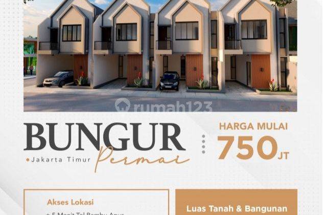 Rumah Cantik Strategis Dekat Toll Kampung Rambutan Jakarta Timur  1