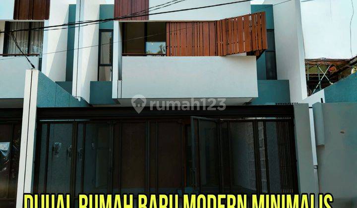 Jual Rumah Baru Minimalis Modern Full Bata Merah Duren Sawit  1