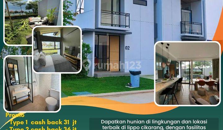 Dijual Rumah Siap Huni Di Cikarang, Cendana Spark Lippo Cikarang 1