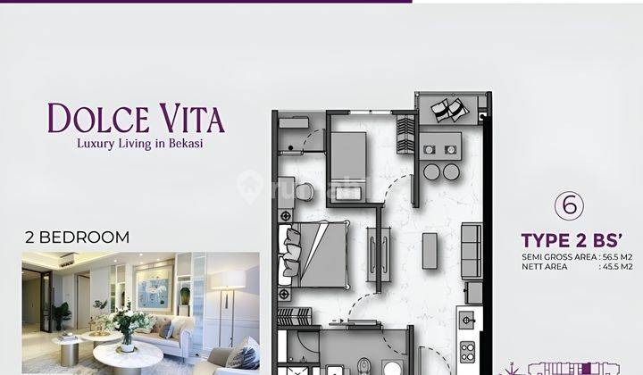 foto lainnya apartemen pakuwon residence bekasi-type studio