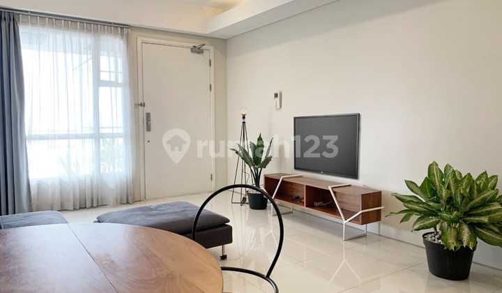 For Rent 1Park Residence Apartment 2BR Type Fully Furnished – Strategic Location in South Jakarta