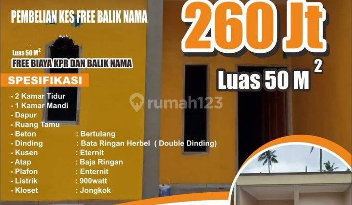 Rumah murah baru siaphuni di sembungharjo bangetayu semarang timur 1