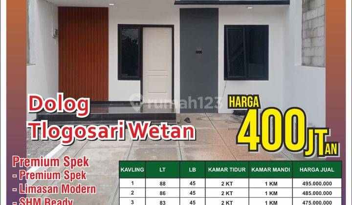 Rumah Siaphuni Di Dolog Tlogosari Wetan Dekat Jl Wolter Monginsidi 1