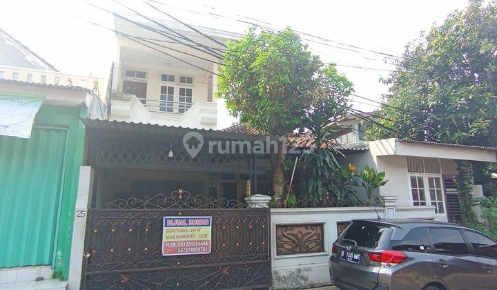 Rumah Lama LT 241m² di Jl Mawar II Bintaro Jaksel 2