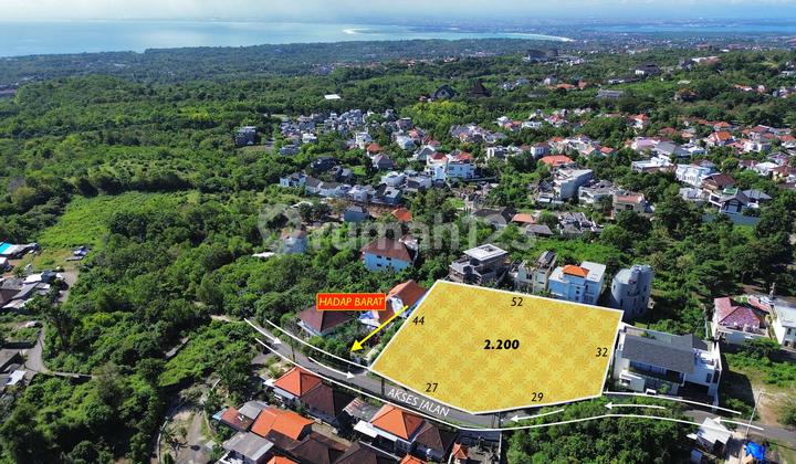 Dijual Tanah Unblock View Laut Lepas Lokasi Uluwatu - Bali