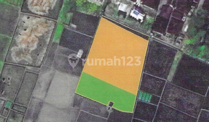 Tanah hak guna bangunan dijual di Buwit dengan pemandangan sawah