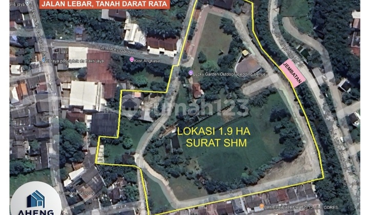 Dijual Tanah Di Bawah Harga Di Pamulang Kota Tangsel.