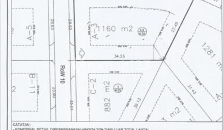 Strategic Commercial Land Plot on ICE Highway Prasmul BSD