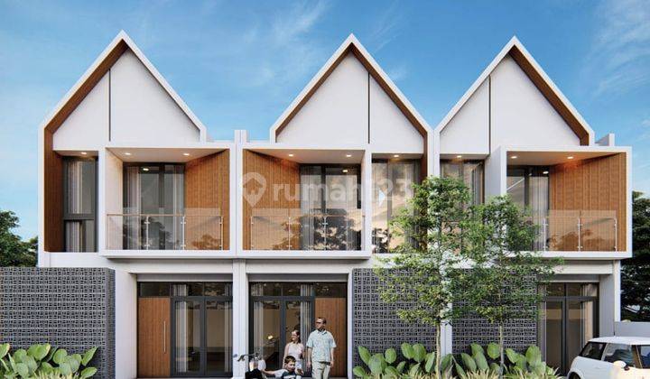 Rumah Baru Design Scandinavian Row Jalan Boulevard Griya Loka Bsd 2