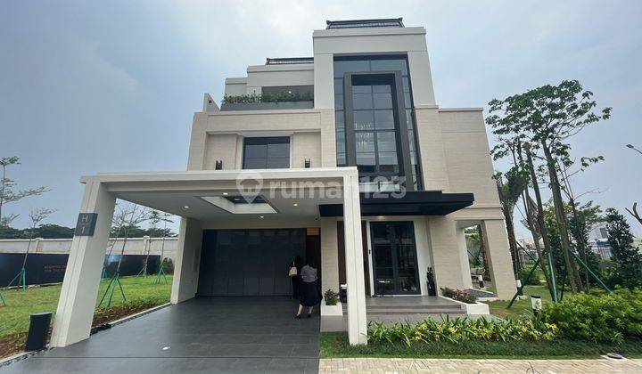 Rumah Baru Mewah American Classic Design Include Lift Tresor Bsd 1