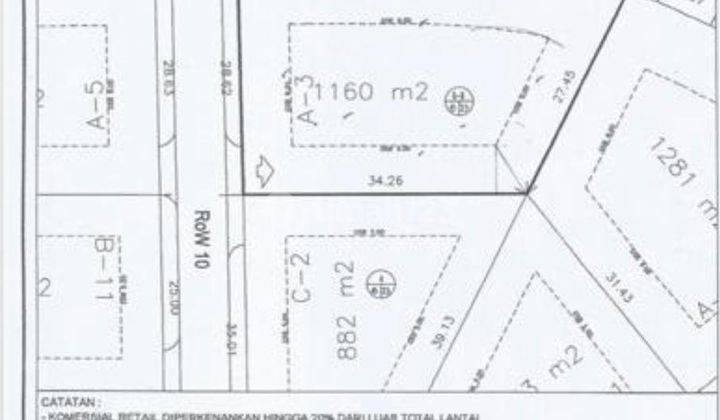 Tanah Kavling Komersial Strategis Jalan Raya Ice Prasmul Bsd 1