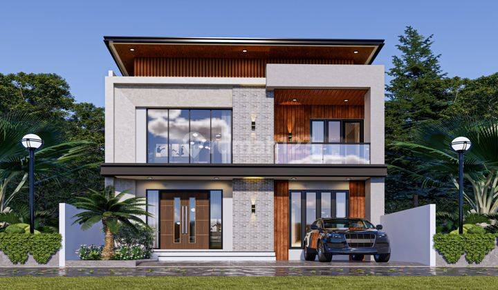 Rumah Brand New Baru Modern Tropis Kawasan Kencana Loka Bsd 1