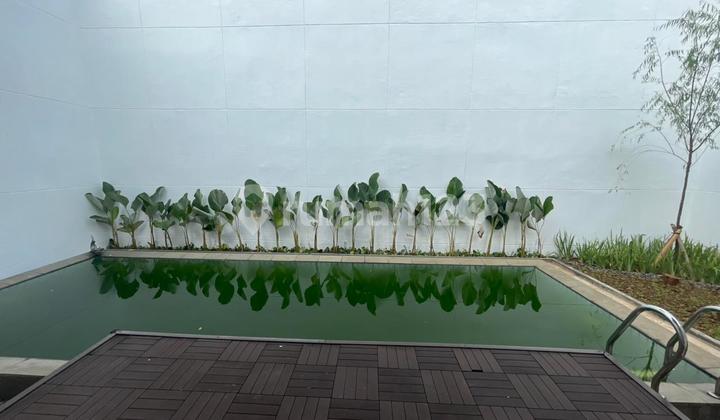 For Rent Semi-Furnished House with Swimming Pool in De Park De Maja Cluster