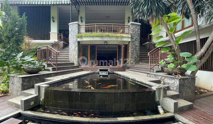 Rumah Mewah Gaya Villa Hitung Tanah Saja Bambu Apus Jakarta Timur 1