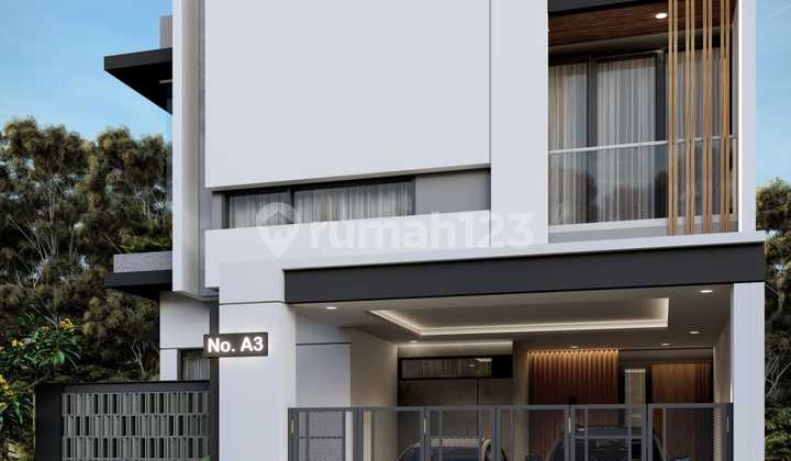Rumah 2 Lantai Baru Minimalis SHM di Darmo Permai Selatan 2