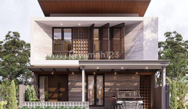 Rumah 2 Lantai Baru Semi Furnished HGB di Pakuwon Indah Granada 1