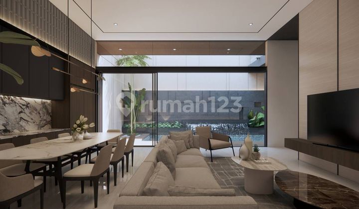 Rumah 2 Lantai Baru Minimalis Modern SHM di Pakuwon Indah 2