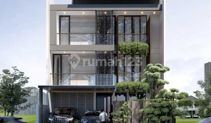 Rumah 3 Lantai Baru Modern Tropical di Citraland Utama 1