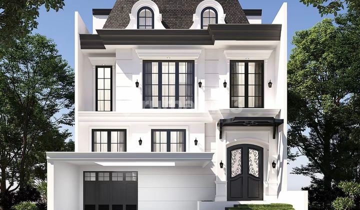 Rumah 3 Lantai Baru American Style HGB di Pakuwon Indah