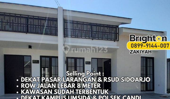 Rumah Cantik Asri Dp Rendah Dekat Pasar Larangan Candi Sidoarjo 1