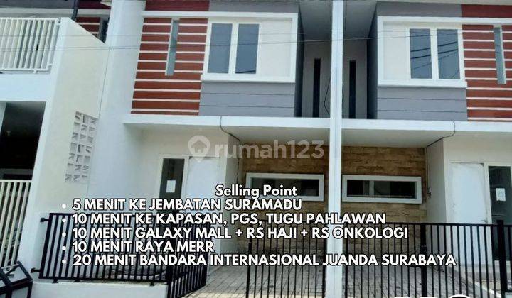 Dp 0 + Rumah 2 Lantai 2 Menit Ke Suramadu Surabaya Timur 1