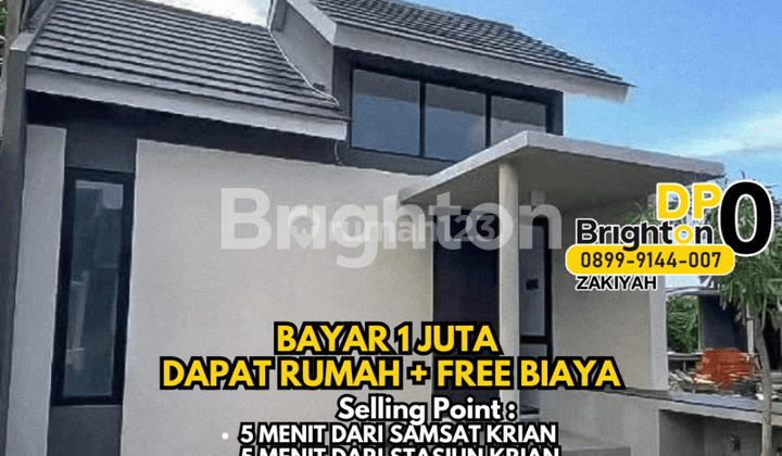 BOOKING 1 JUTA + DP 0 FREE BIAYA RUMAH KRIAN RSUD SIDOARJO BARAT 1