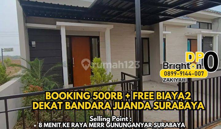 Bookinh 500RB Dp 0 Free Biaya Rumah Dekat Bandara Juanda Surabaya 1