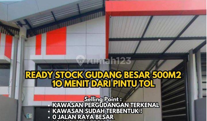 Ready Stok Gudang Besar 500 M2 Selatan Surabaya Lingkar Timur Sidoarjo 1