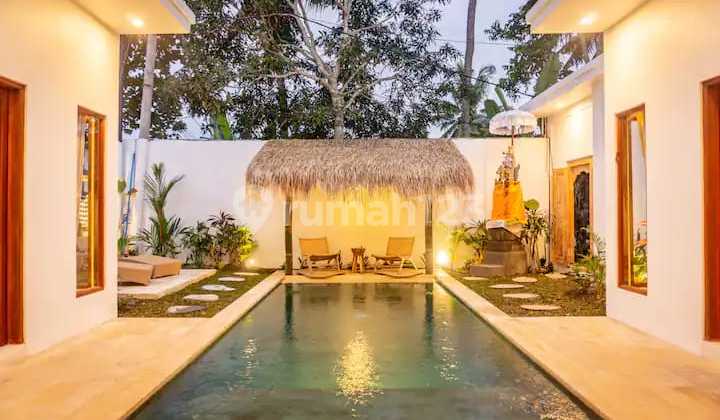 Menawan Villa Sewa 2 Kamar Tidur Dijual di Ubud - Pemandangan Sawah yang Damai