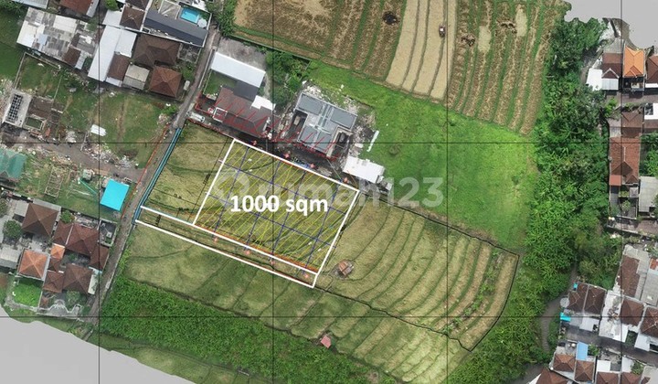 Leasehold - Strategic 10-Are Land For Private Home Or Villa Development In Canggu, Bali