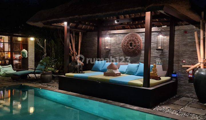 Leasehold Luxury 3 Bedroom Pool Villa part of 5 star villa complex close to Seminyak Beach Bali 1