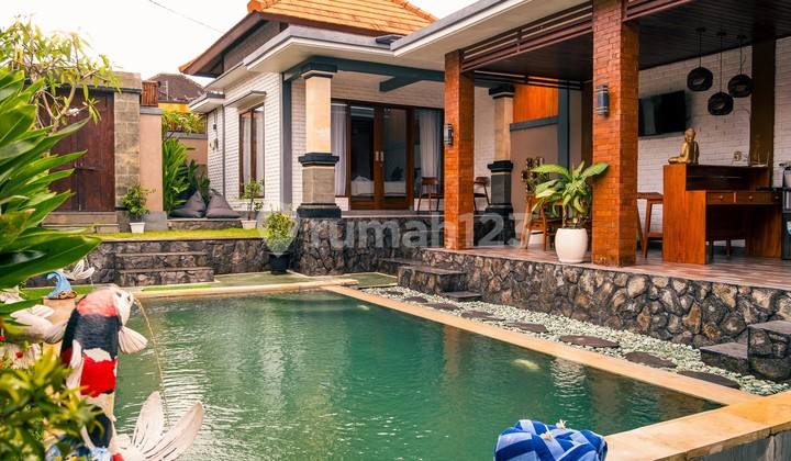 Sewa Tahunan - Vila Mewah Baru Dekat Canggu - Tempat Beristirahat yang Tenang & Lengkap Berperabotan