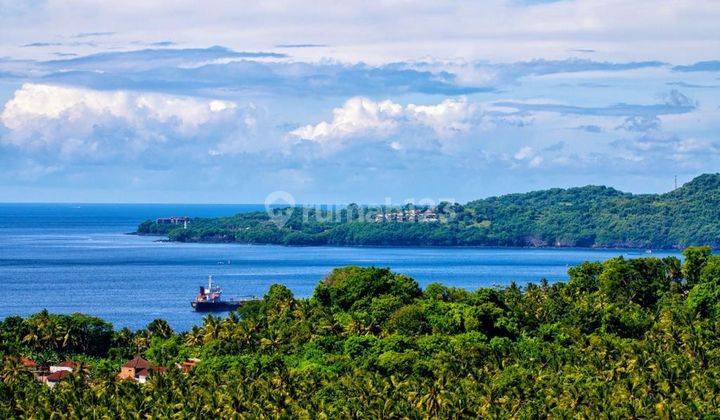 For Sale Leasehold - Unique land with amazing panoramic 180 degree sea-views . Candi Dasa - Karang Asem Bali 1