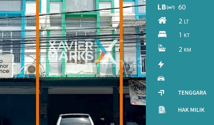 Ruko 2 Lantai Parkir Luas di Jl Simpang LA Sucipto Malang 1